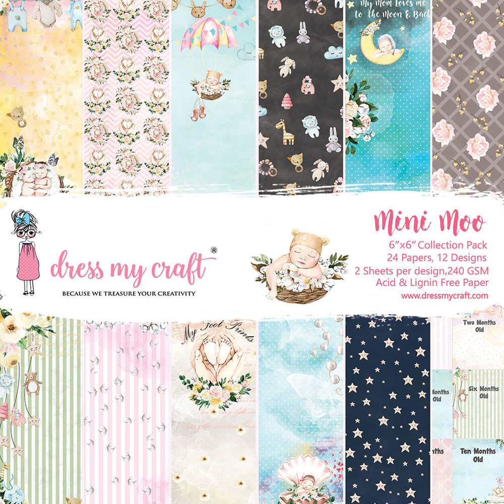 Mini Moo - 6" x 6" Paper Pad