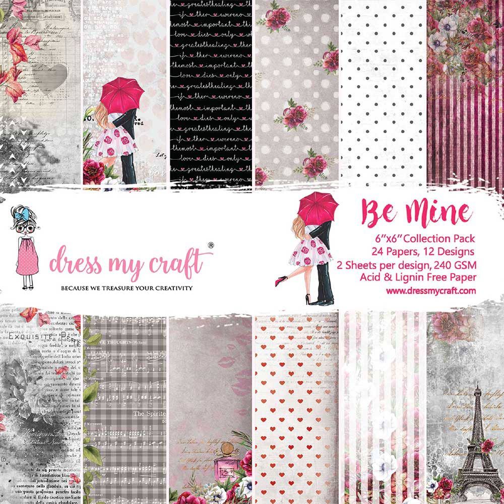 Be Mine - 6" x 6" Paper Pad