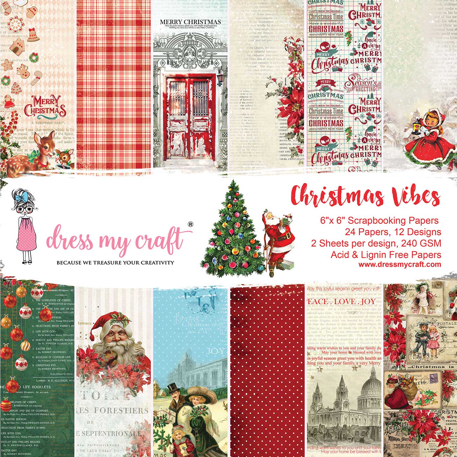 Christmas Vibes 6" x 6" Paper Pad