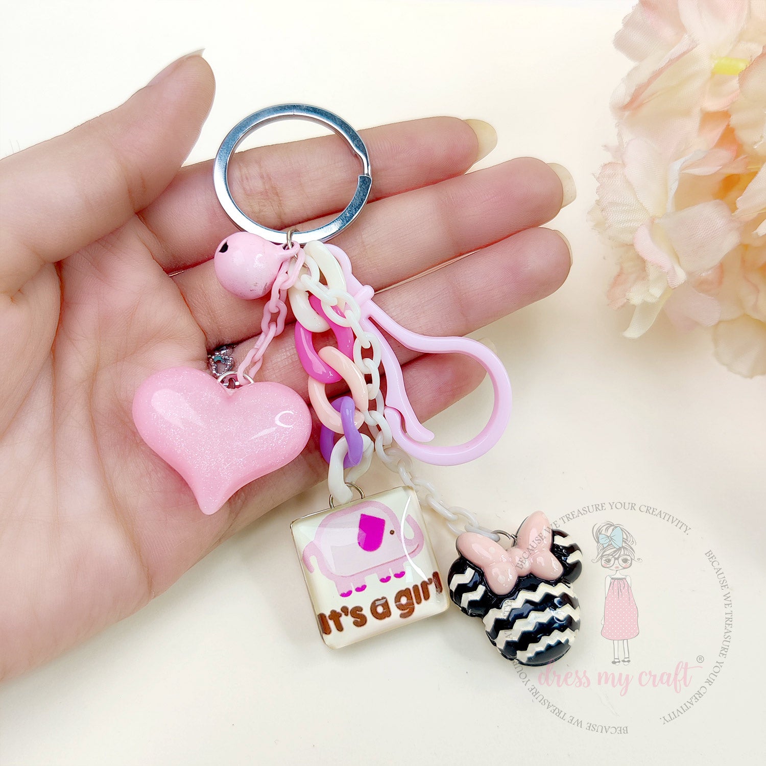 Clear Ball Keychains Class With Kit & Tutorial