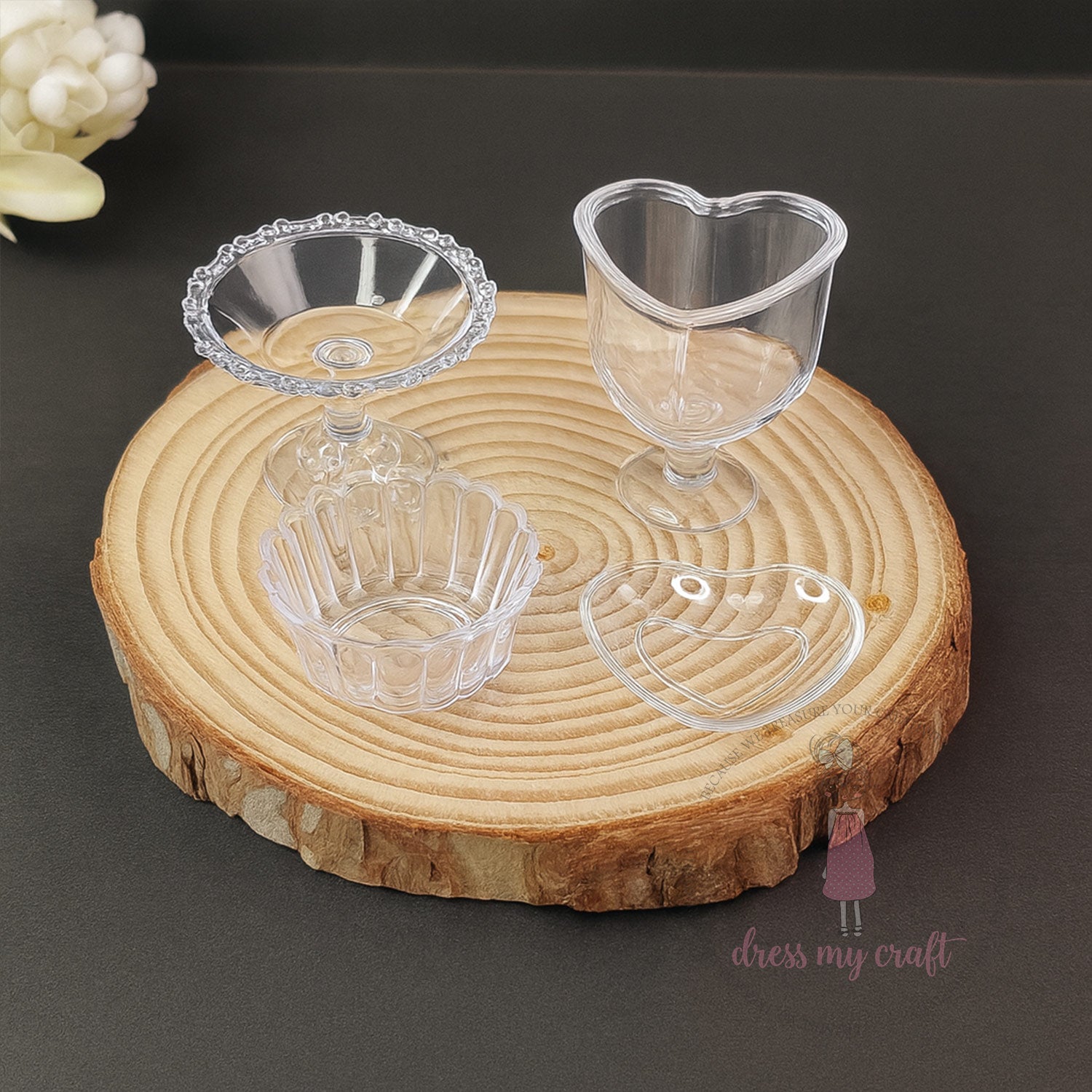 Mini Dessert Bowls, Cups & Plates