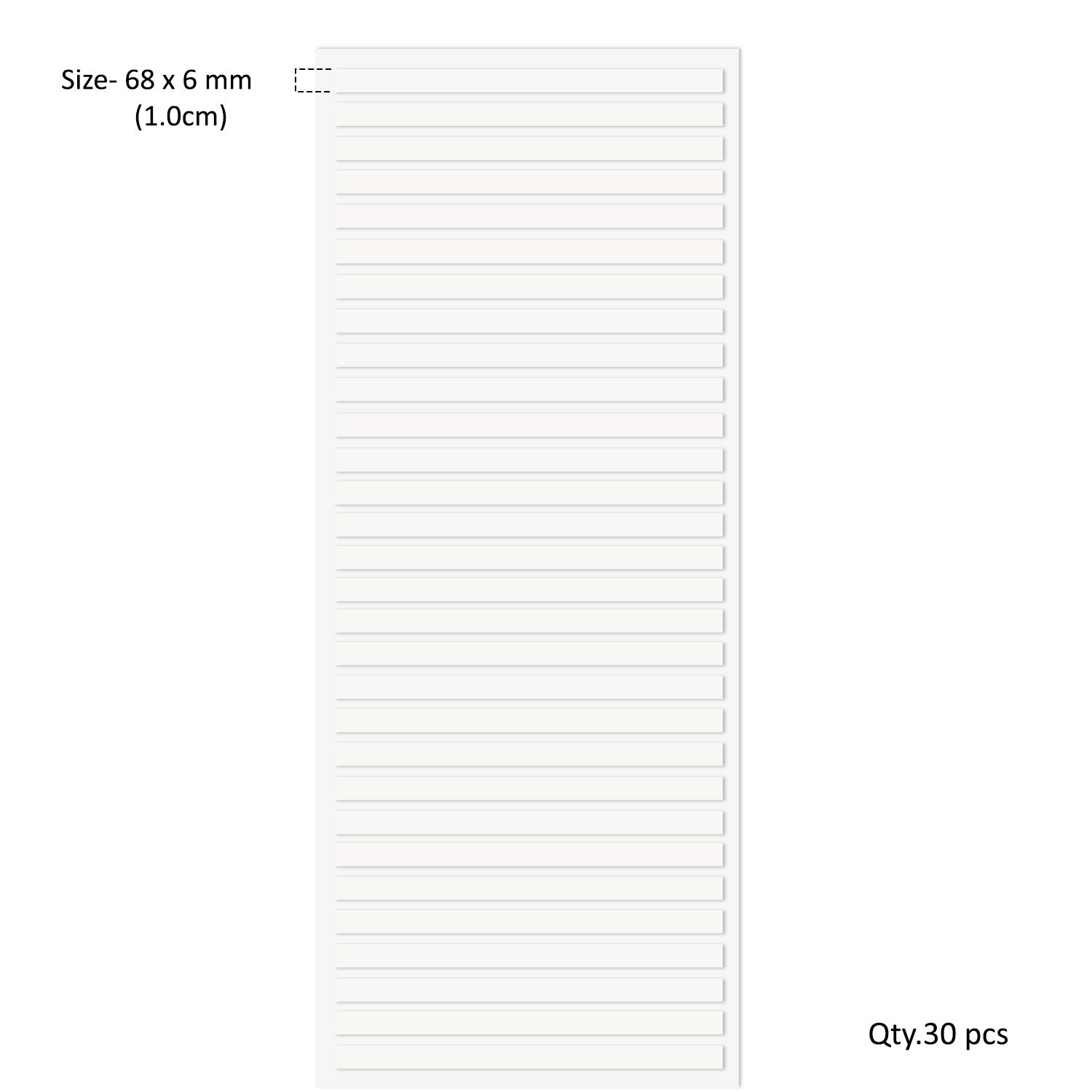 Double-Sided Adhesive Strips - .6 × 6.8 cm