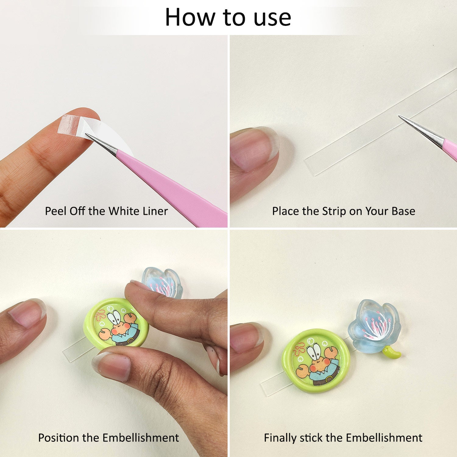 Double-Sided Adhesive Strips - .6 × 6.8 cm