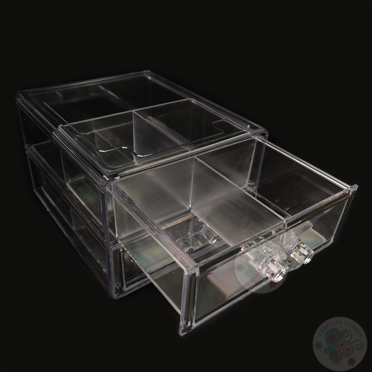 Transparent Acrylic Storage Drawer Box – 8 Slot