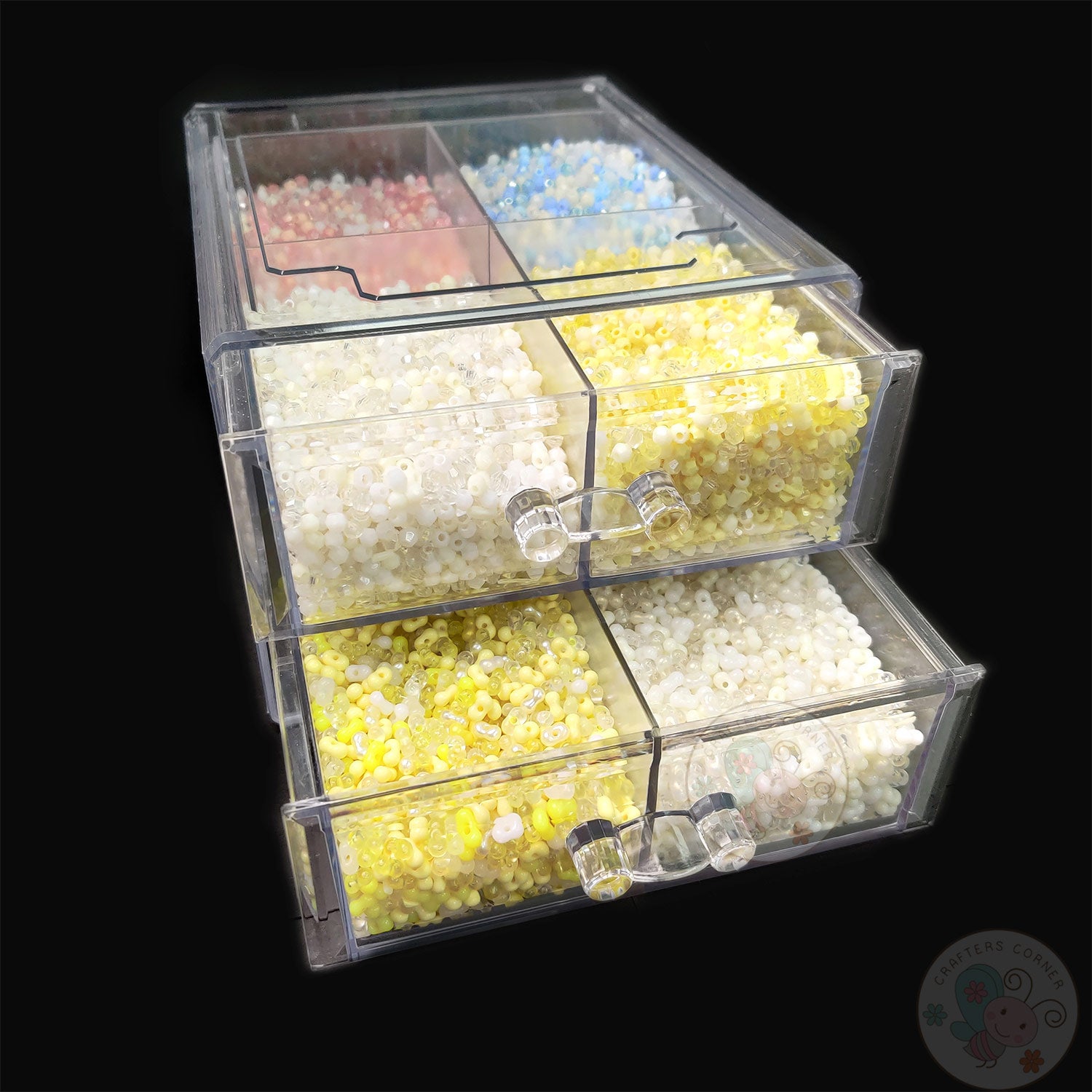 Transparent Acrylic Storage Drawer Box – 8 Slot