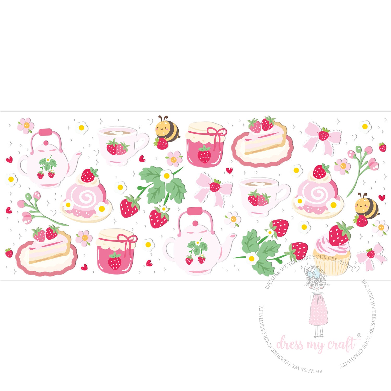 Stick N Peel Stickers- Sweet Berry Bloom