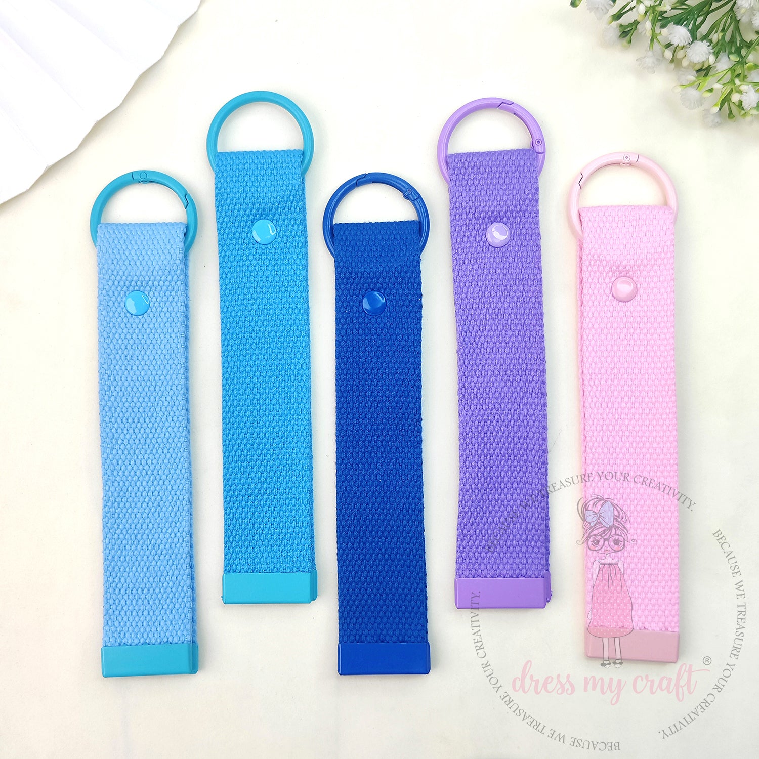 Colorful Canvas Straps - Pack of 4 Pcs