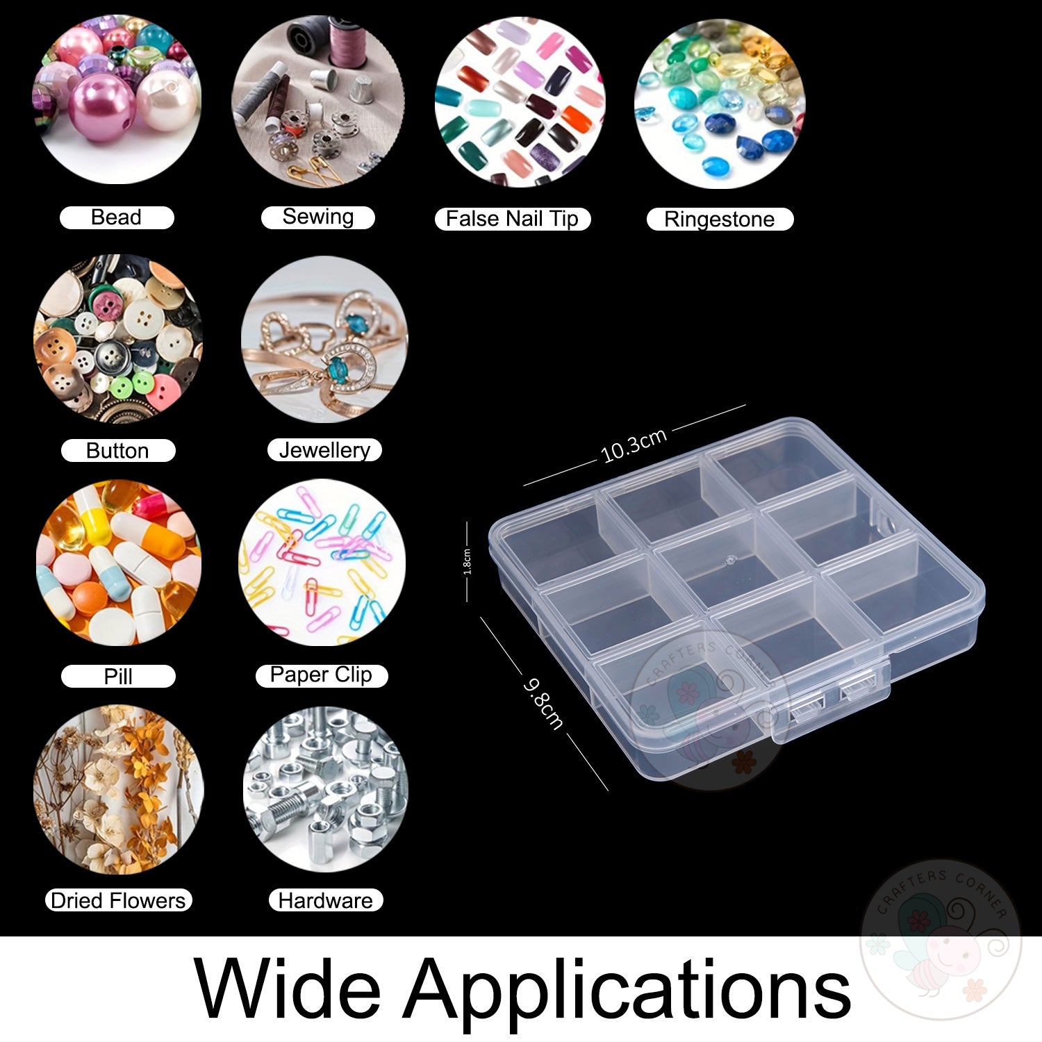 9-Slots Storage Box – CRAFTERS CORNER