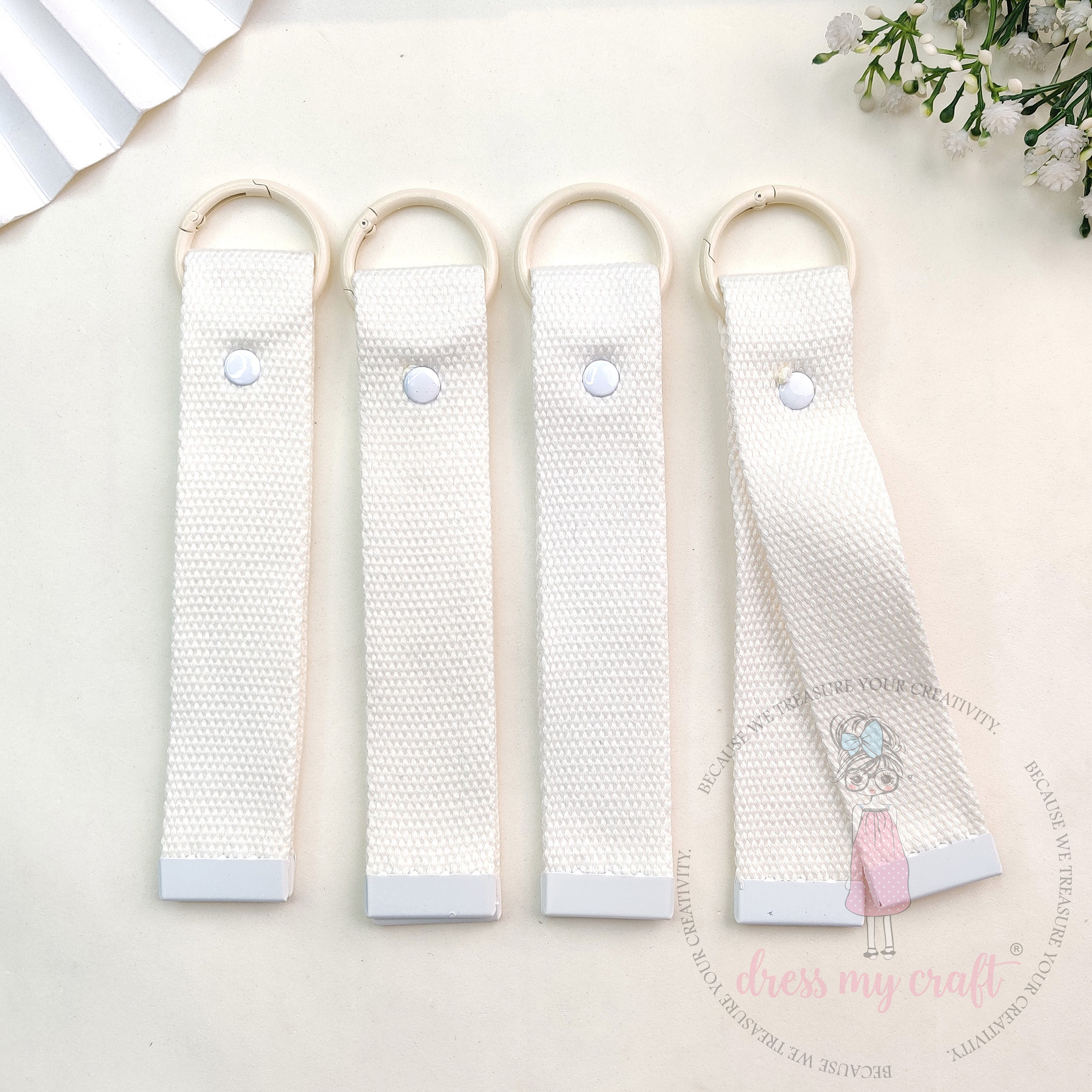 Multicolor Canvas Straps - Pack of 4 Pcs