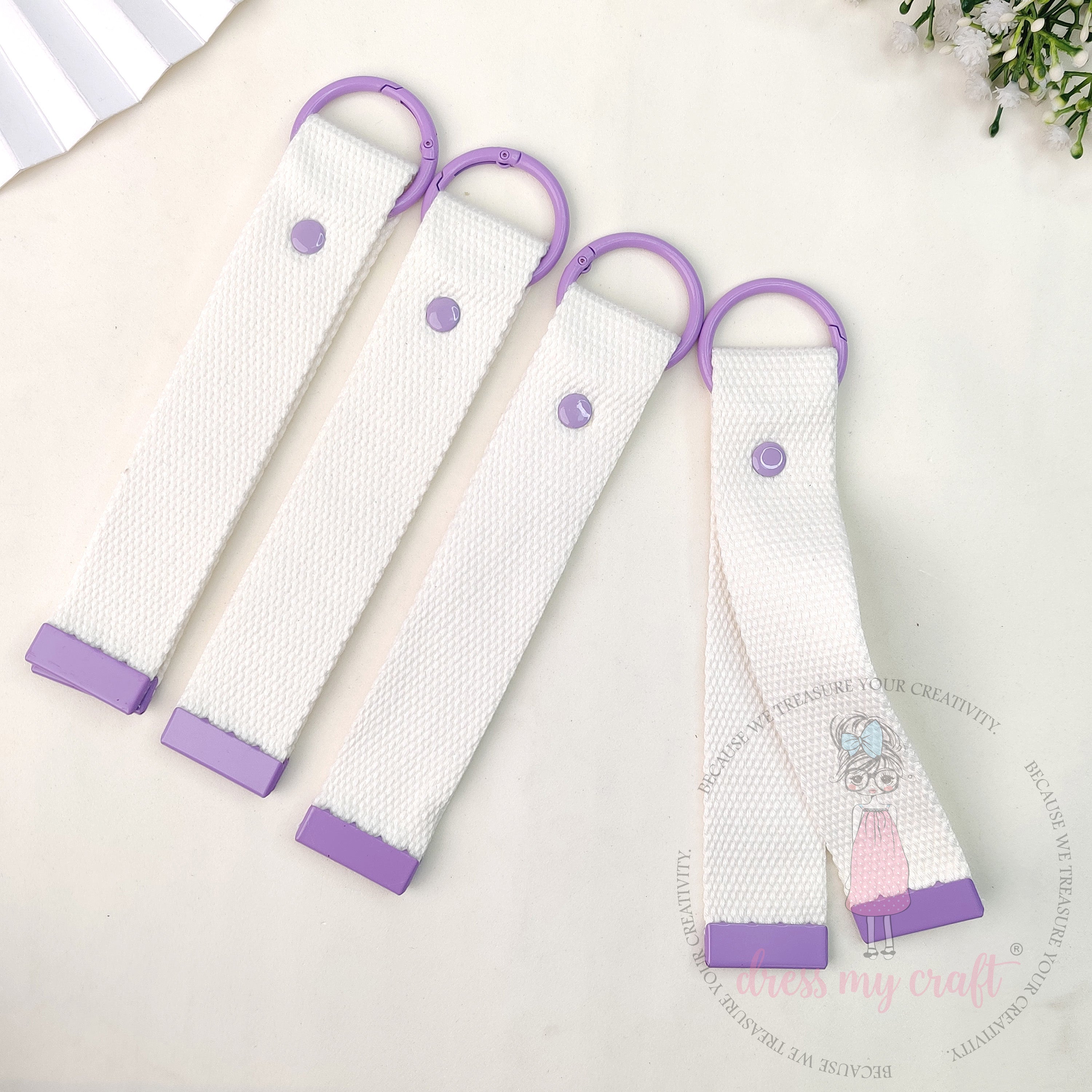 Multicolor Canvas Straps - Pack of 4 Pcs