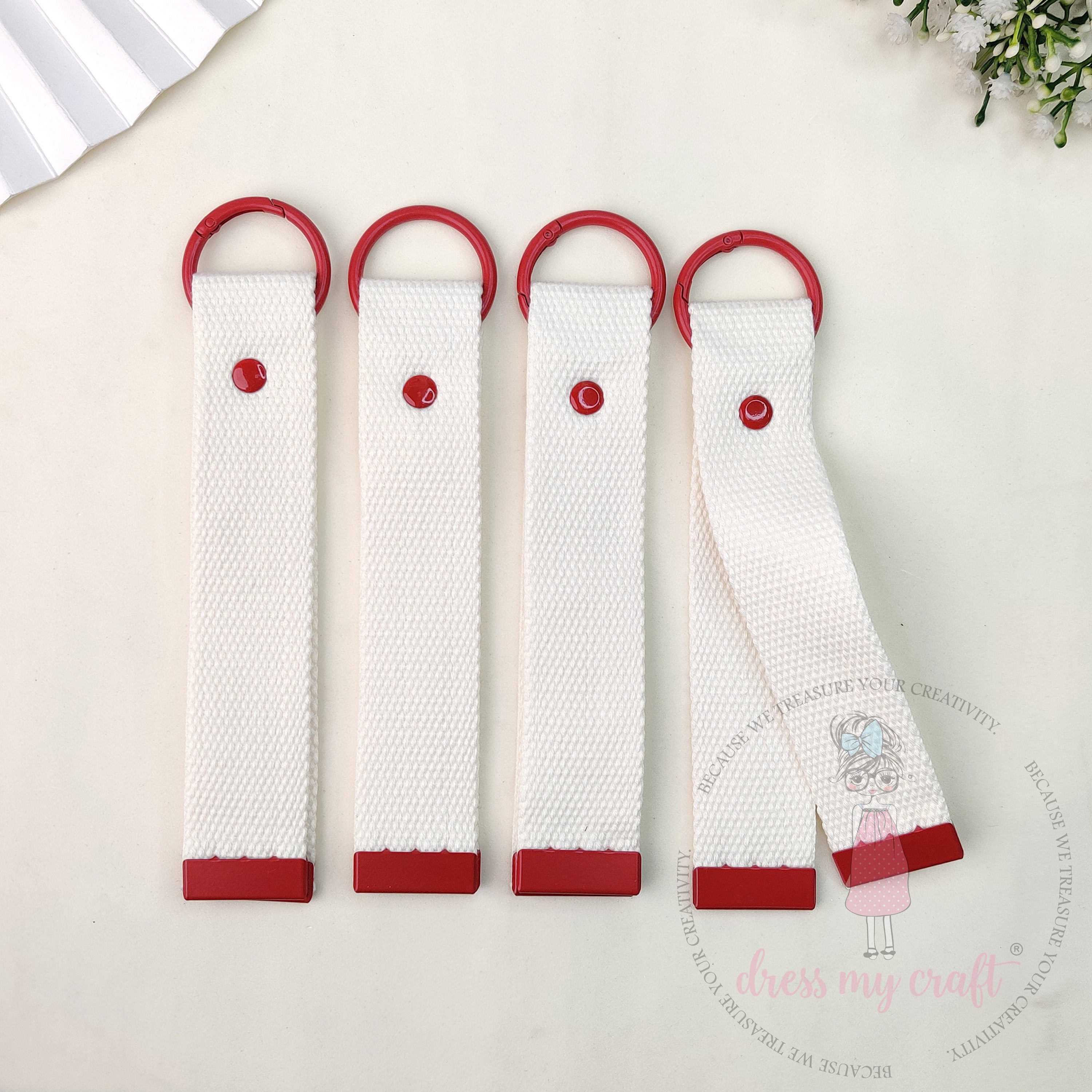 Multicolor Canvas Straps - Pack of 4 Pcs