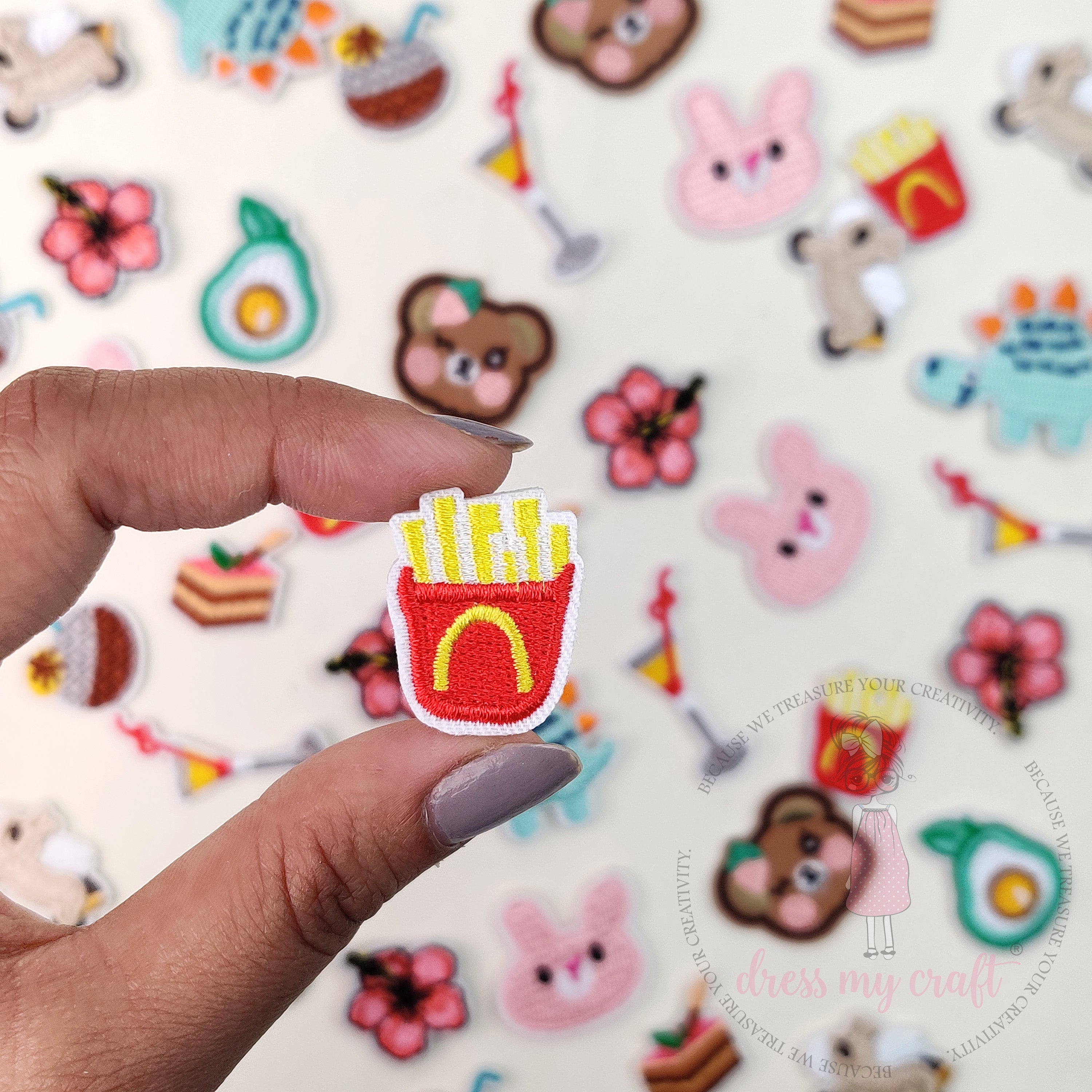 Mix Colors Embroidered Patches #1 - 10 Pcs