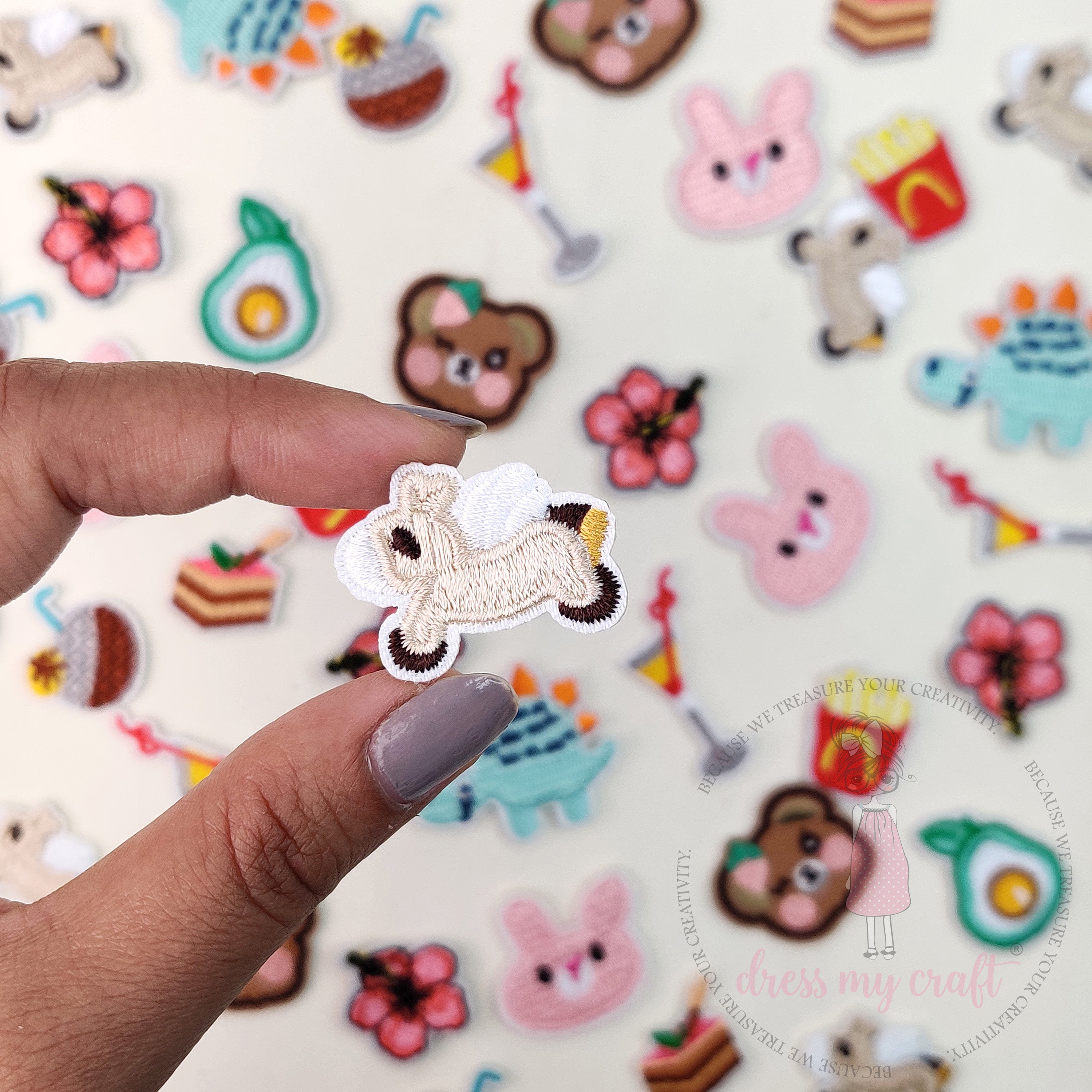 Mix Colors Embroidered Patches #1 - 10 Pcs
