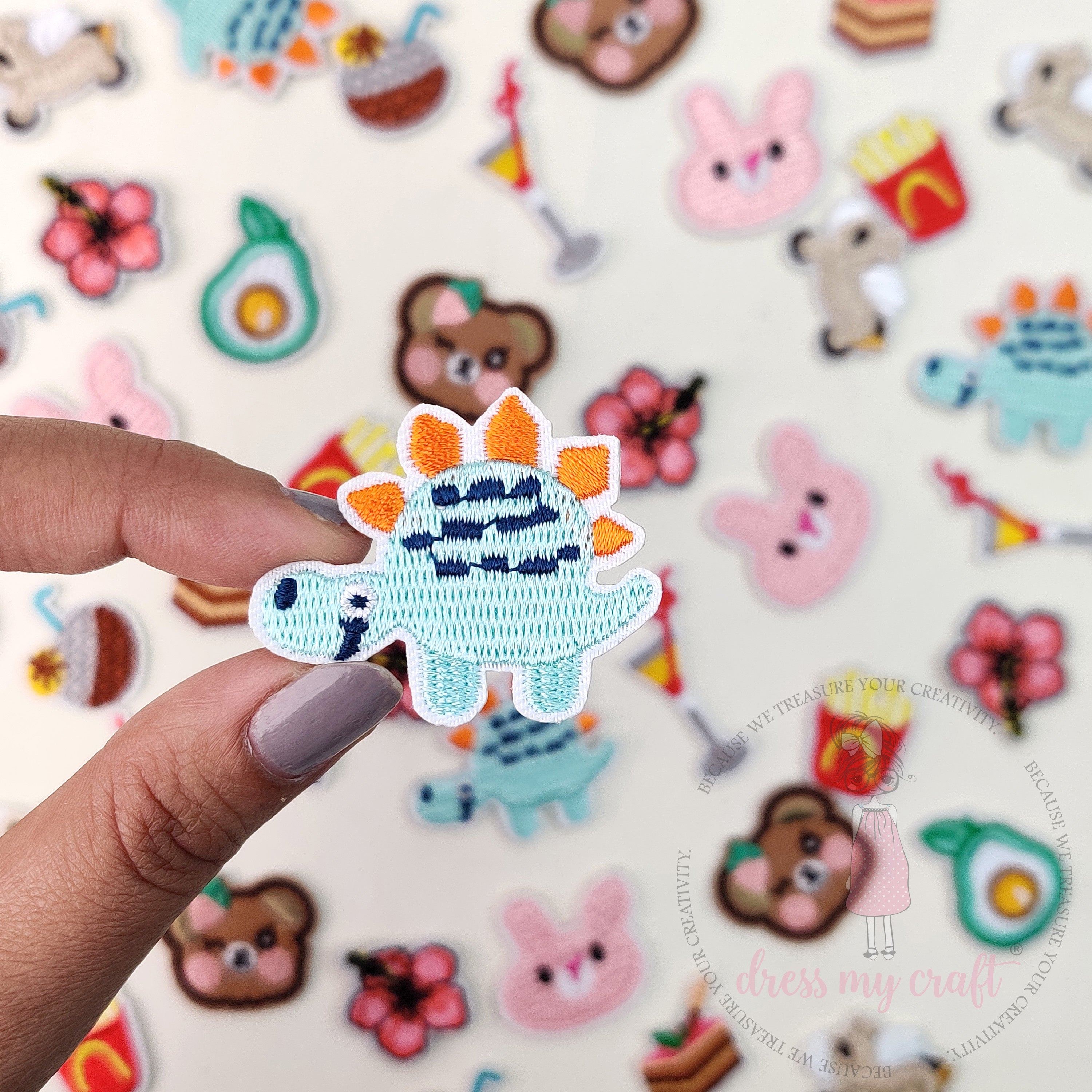 Mix Colors Embroidered Patches #1 - 10 Pcs
