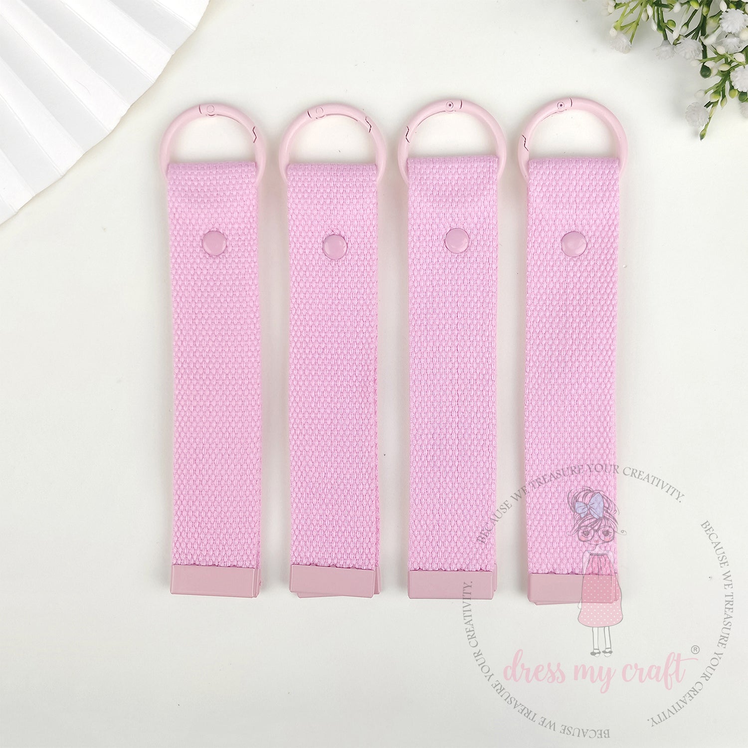 Colorful Canvas Straps - Pack of 4 Pcs