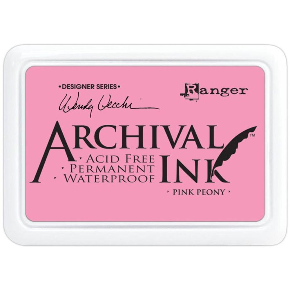 Pink Peony -  Archival Inks