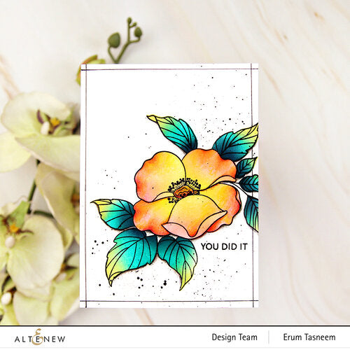 Clear Photopolymer Nostalgic Florals - Stamp Set
