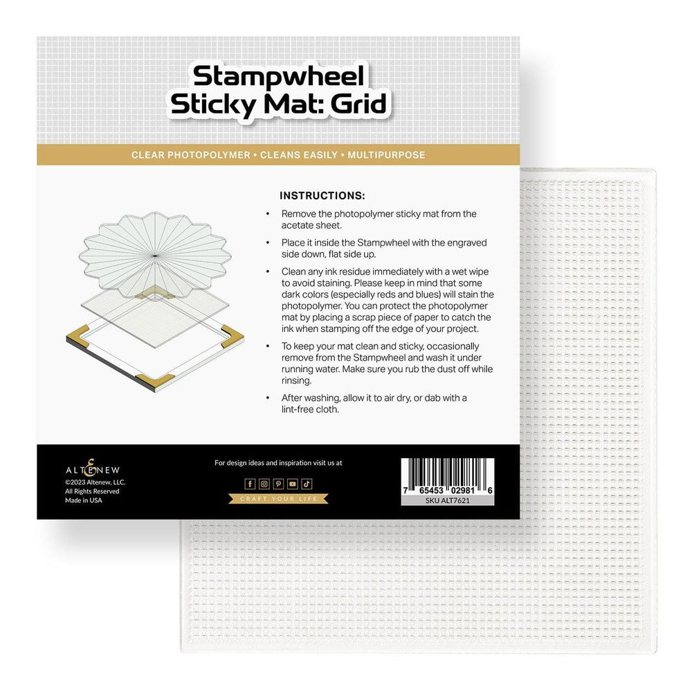 Stampwheel - Low Tack Sticky Mat