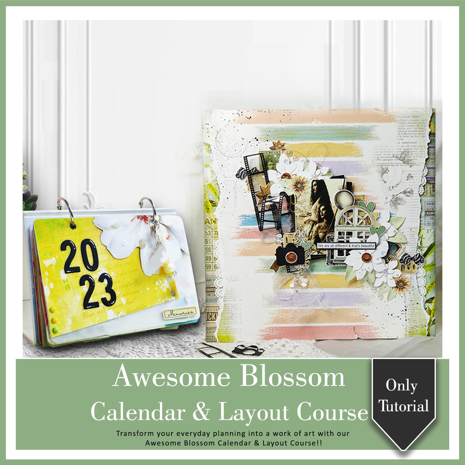 Awesome Blossom Calendar & Layout Course (Tutorial Only)