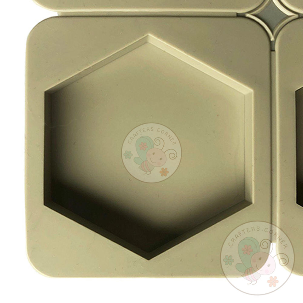 Hexagon Aromatherapy Wax Mould #1