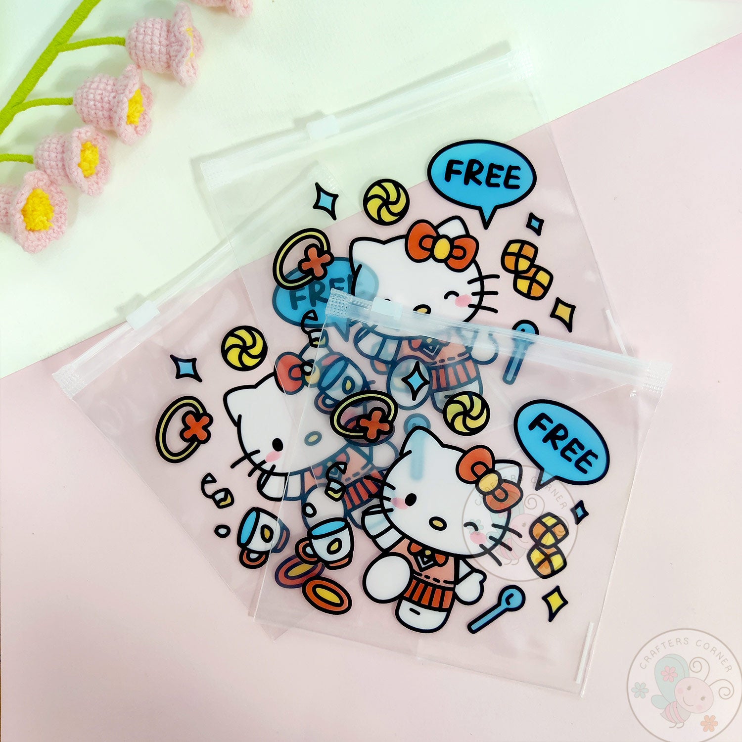 Baby Kitty - Zip Lock Storage Bags