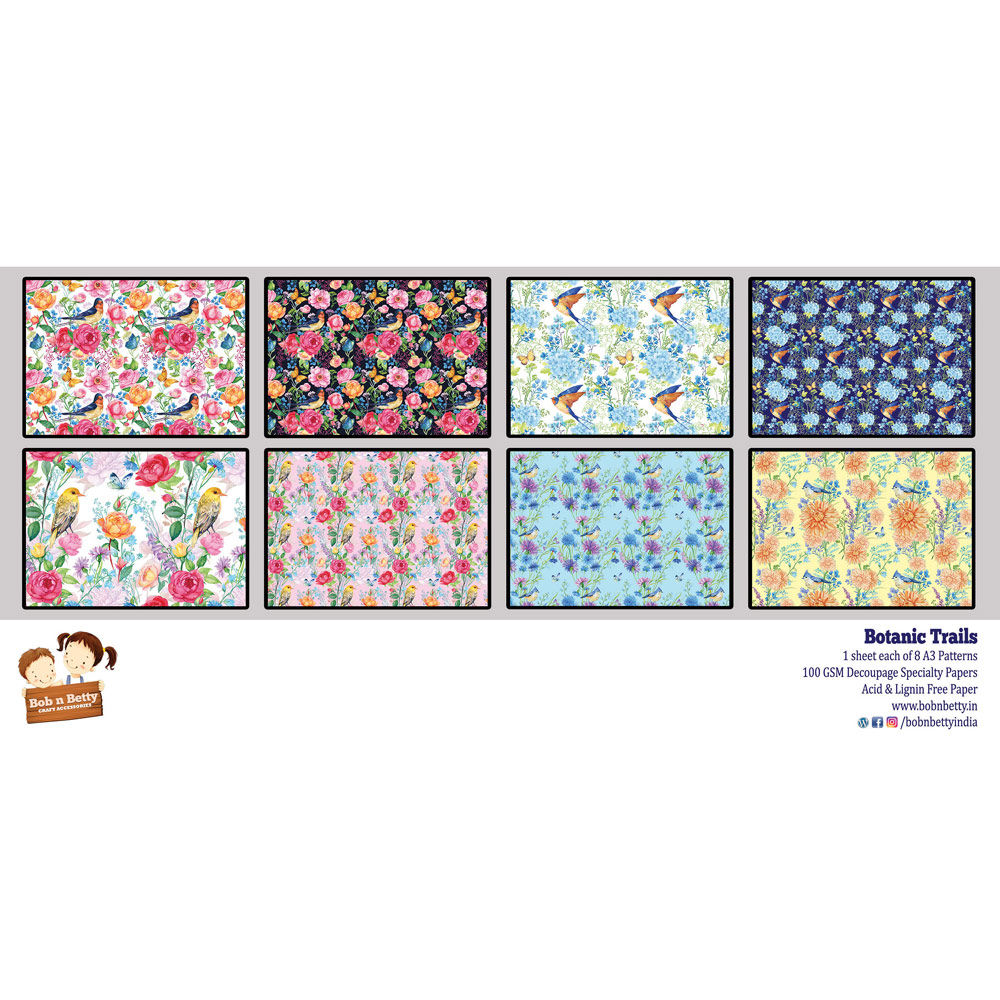 Botanic Trails - Decoupage Specialty Paper