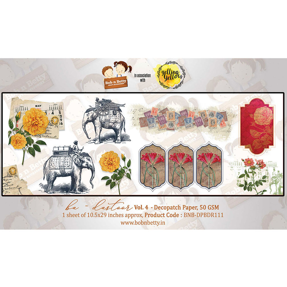 Ba-Dastoor Vol. 4 - Decopatch Paper