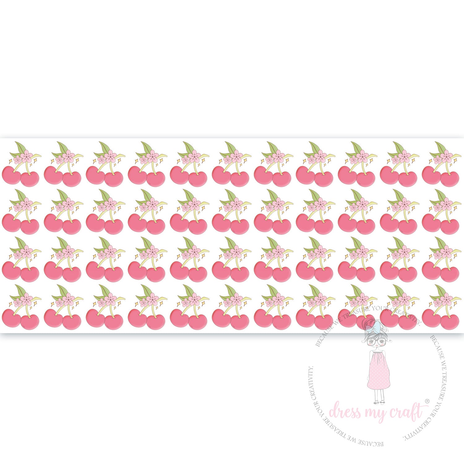 Stick N Peel Stickers- Cherry