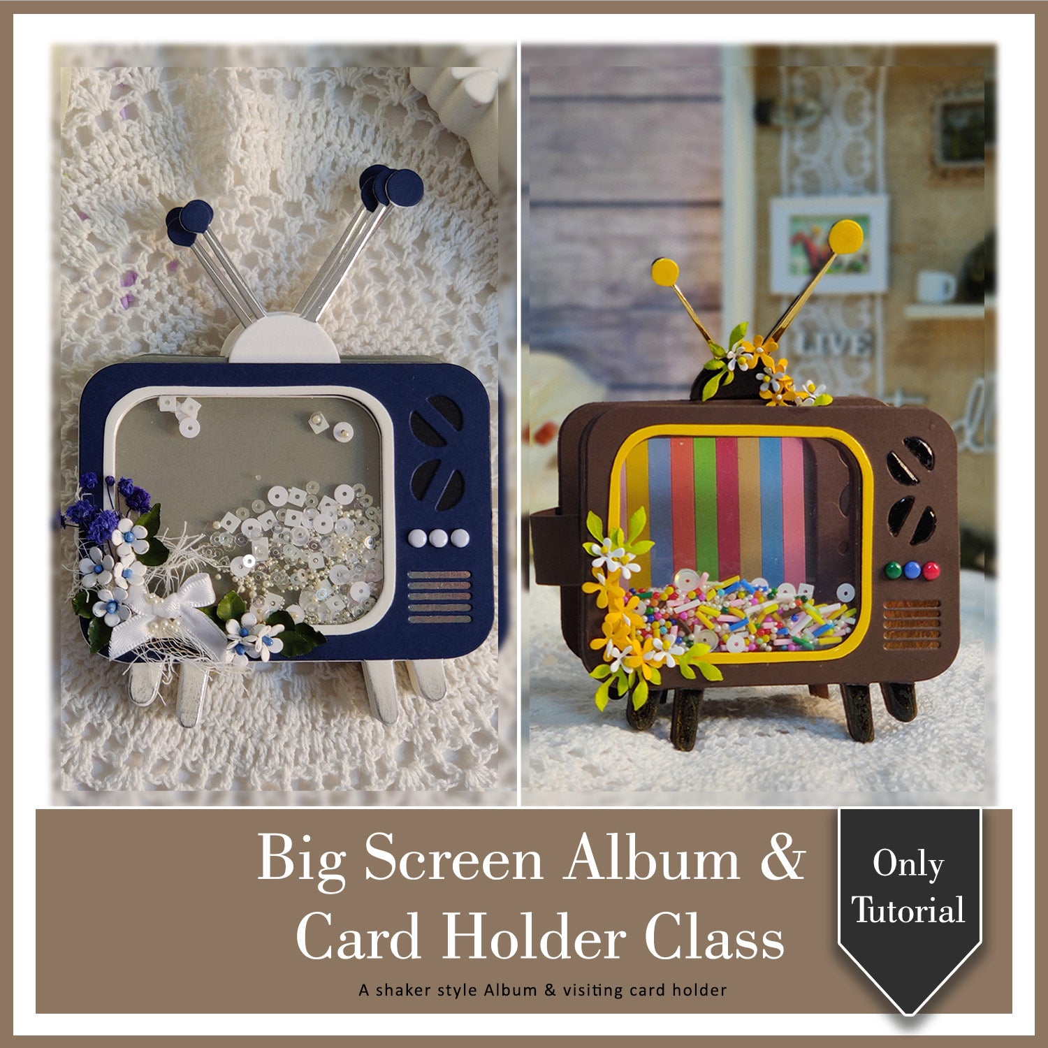 Big Screen Album & Card Holder Class (Tutorial Only)