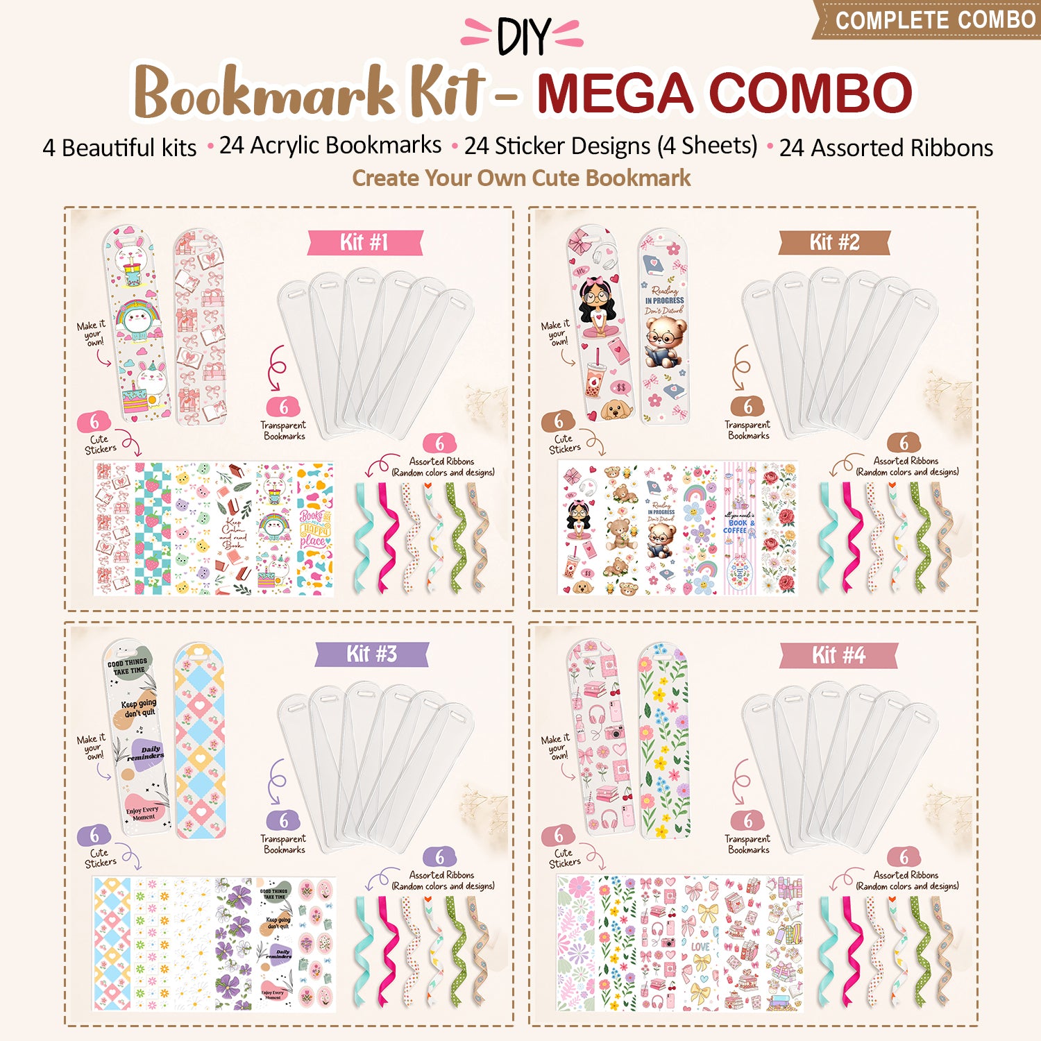 DIY Bookmark Kits