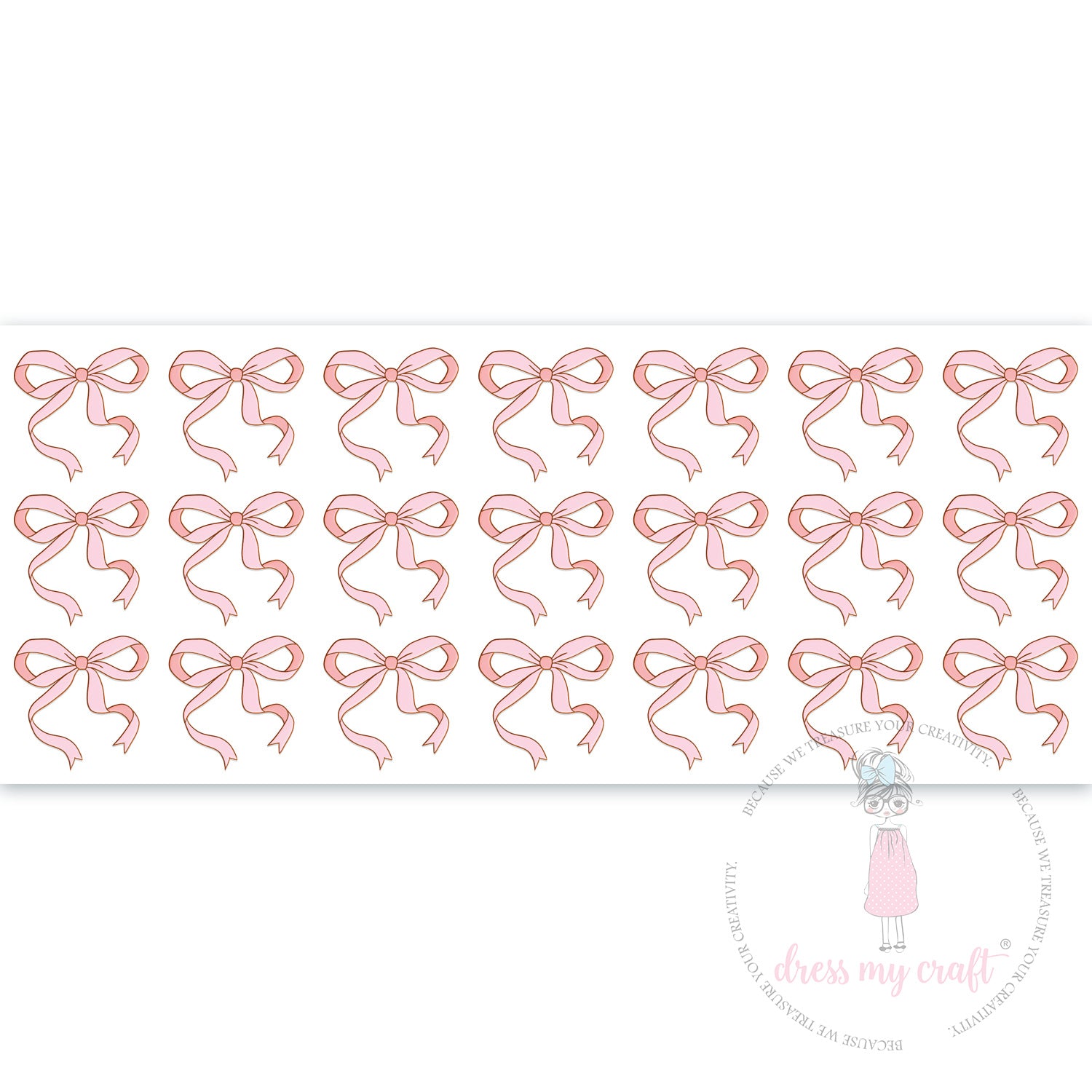 Stick N Peel Stickers- Bow #2