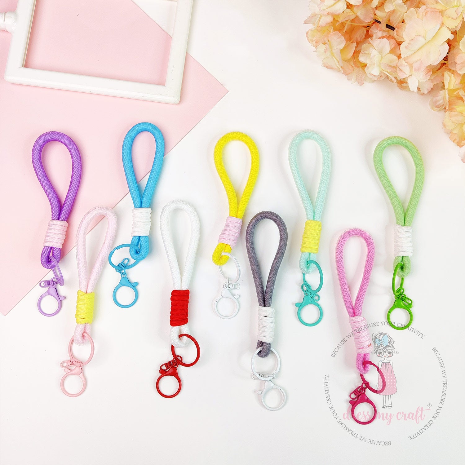 Braided Rope Keychain