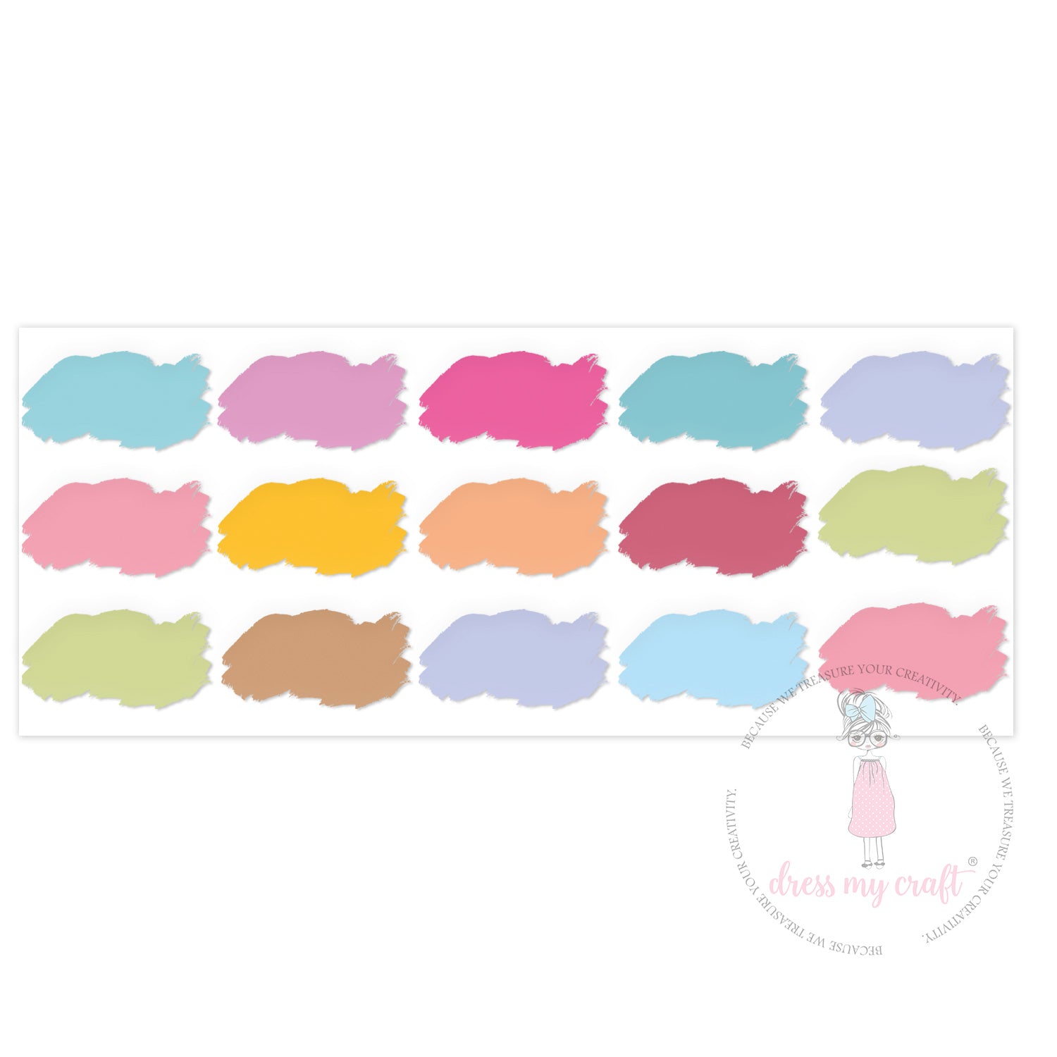 Stick N Peel Stickers- Brush Stroke