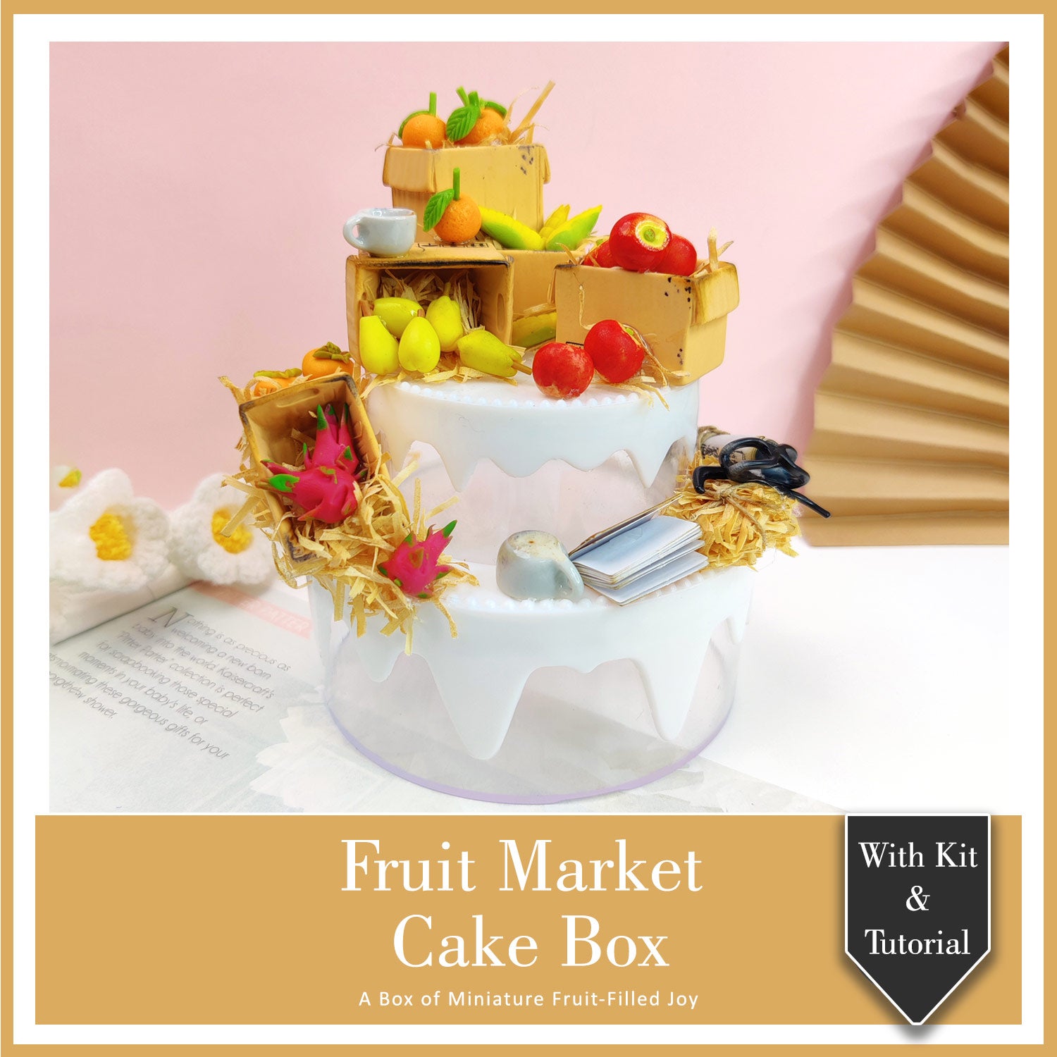 Fruit Market Cake Box Class
