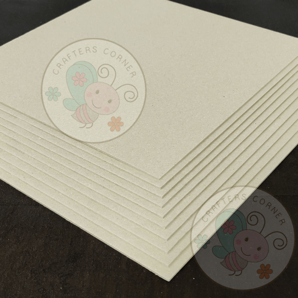 Grey Smooth Chipboard - 1600gsm