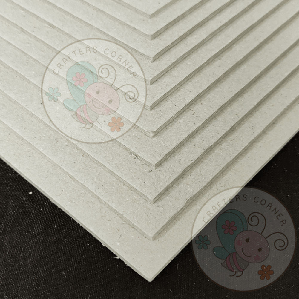 Grey Smooth Chipboard - 1600gsm