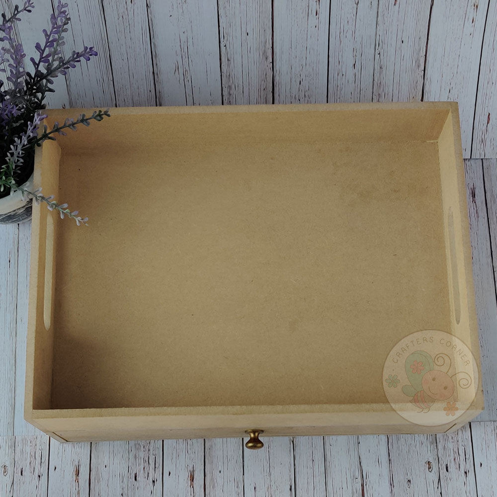 Rectangular Tray with Drawer