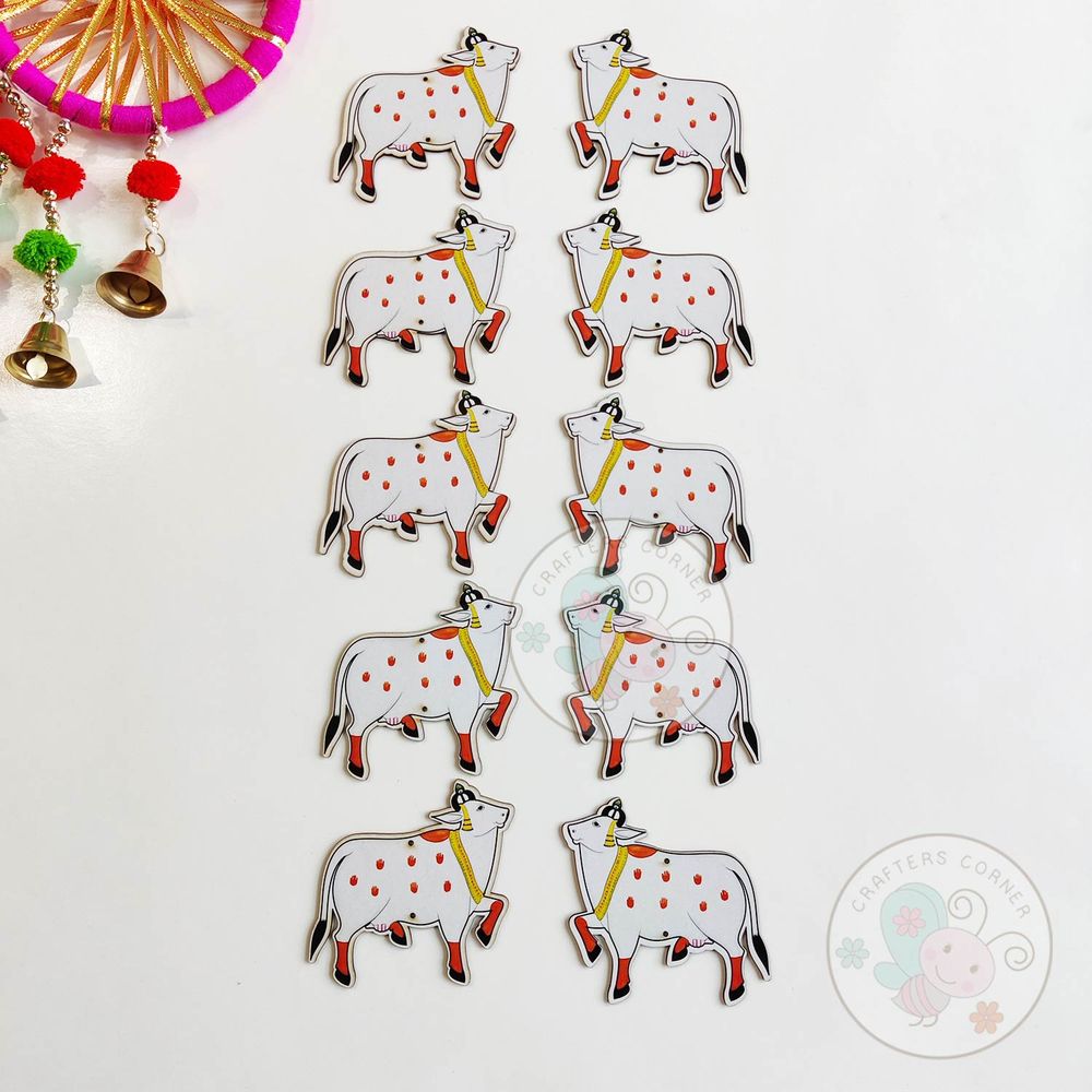 MDF Cow With Hole - 10 pcs