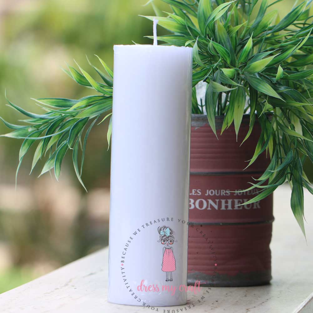 Candle - 9" X 2.75" (Round)