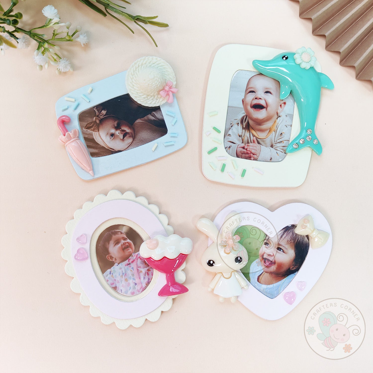 Cute Frame Magnets With Kit & Tutorial
