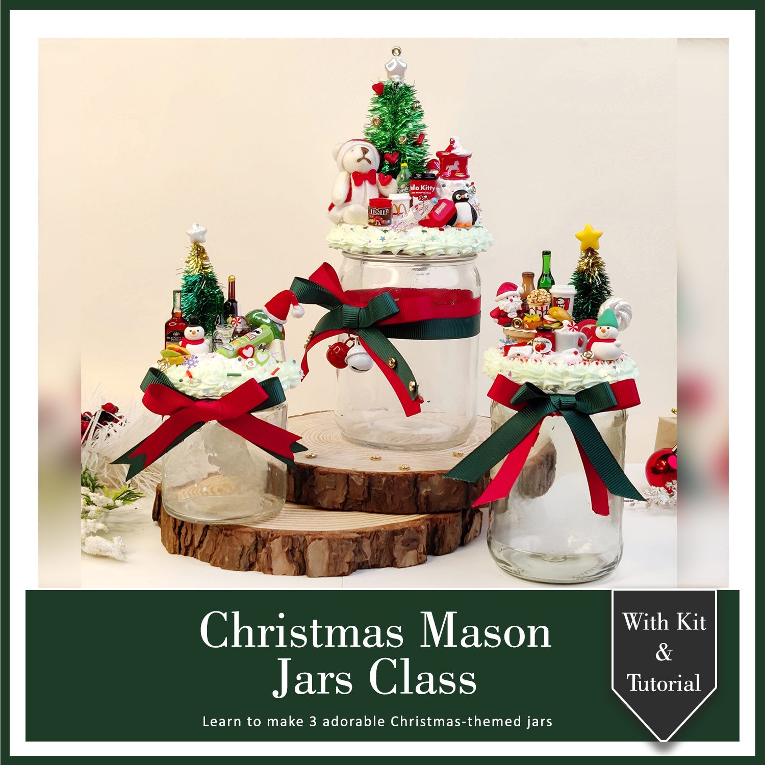 Christmas Mason Jars class