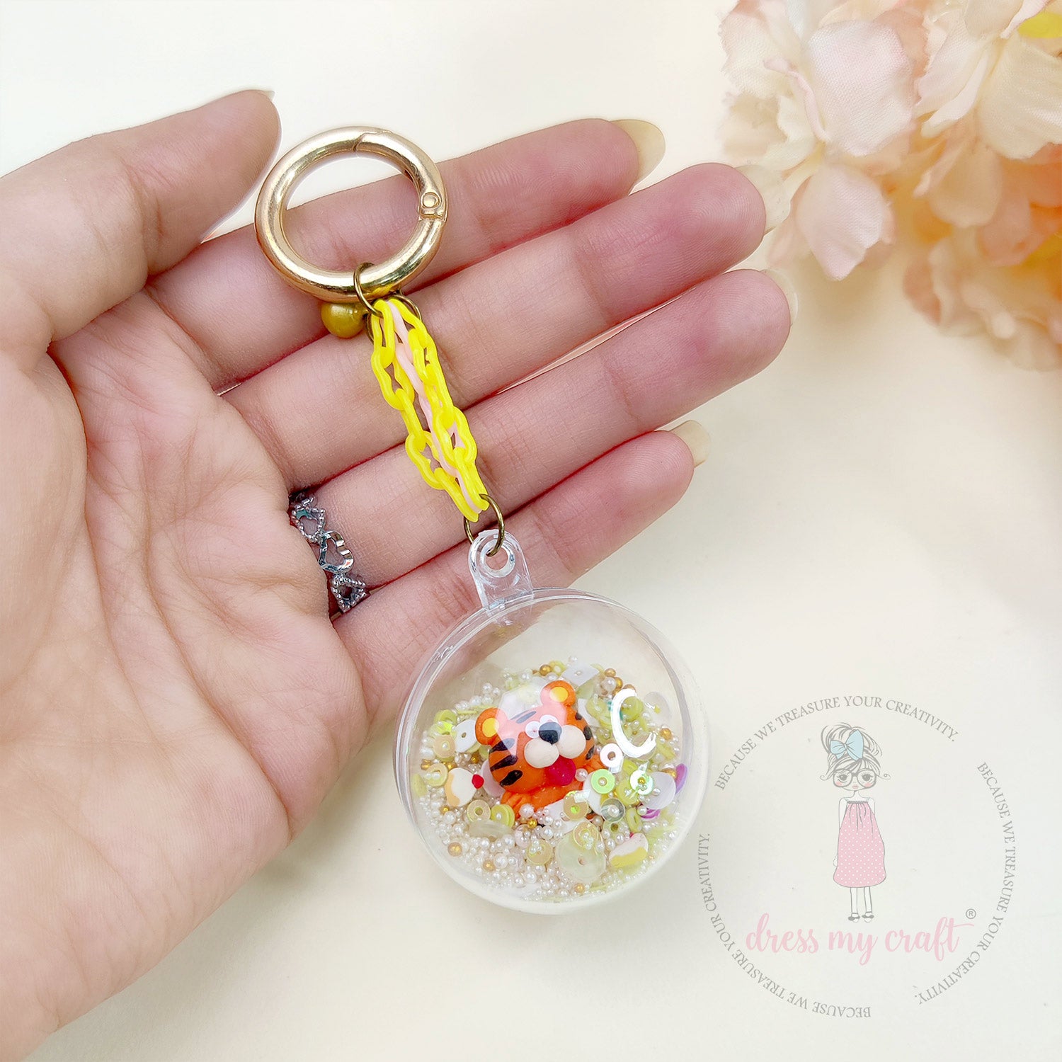 Clear Ball Keychains Class With Kit & Tutorial