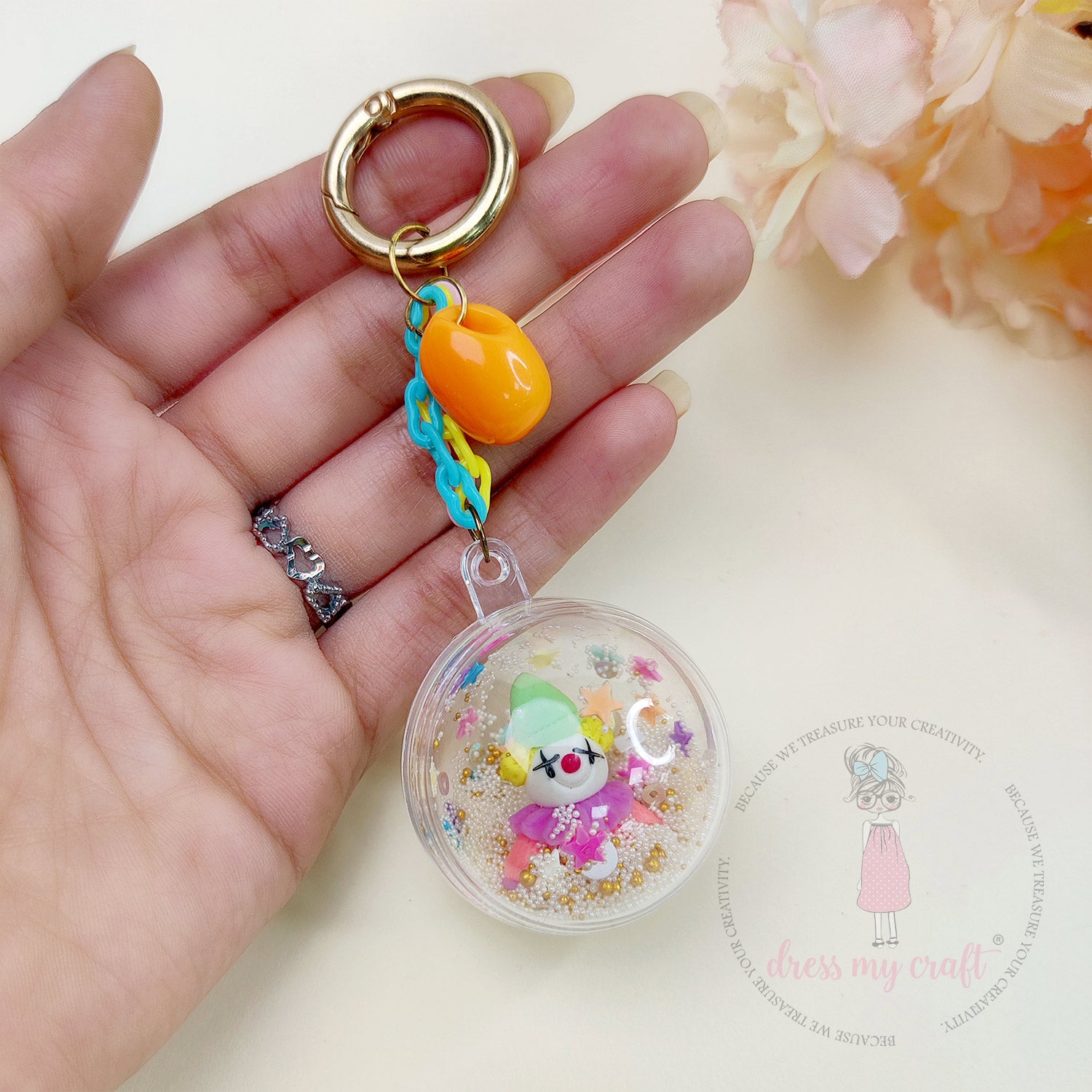 Clear Ball Keychains Class With Kit & Tutorial