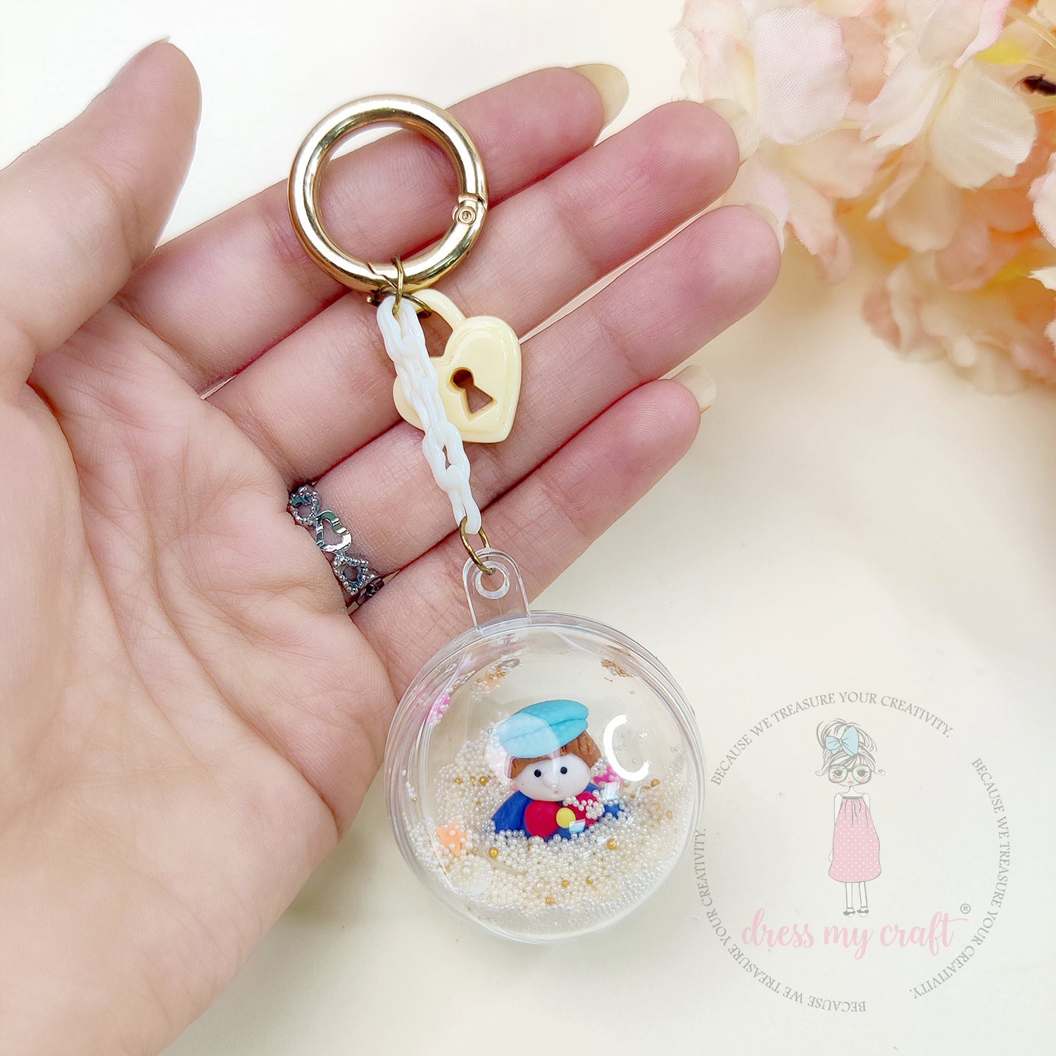 Clear Ball Keychains Class With Kit & Tutorial