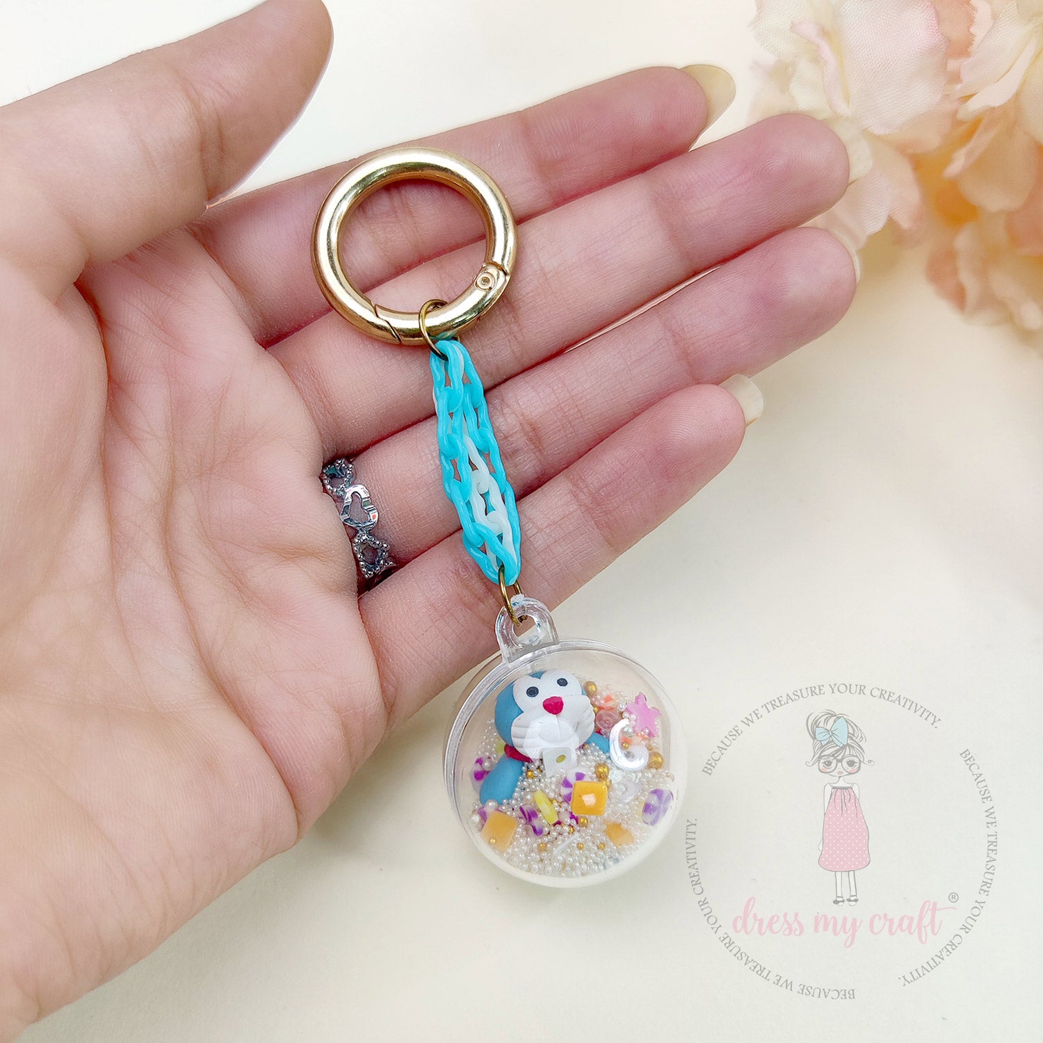 Clear Ball Keychains Class With Kit & Tutorial