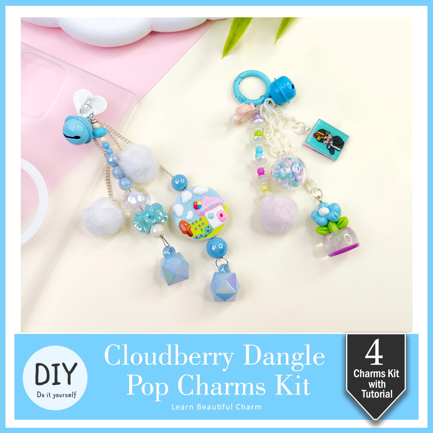 DIY Cloudberry Dangle Pop Charms Kit