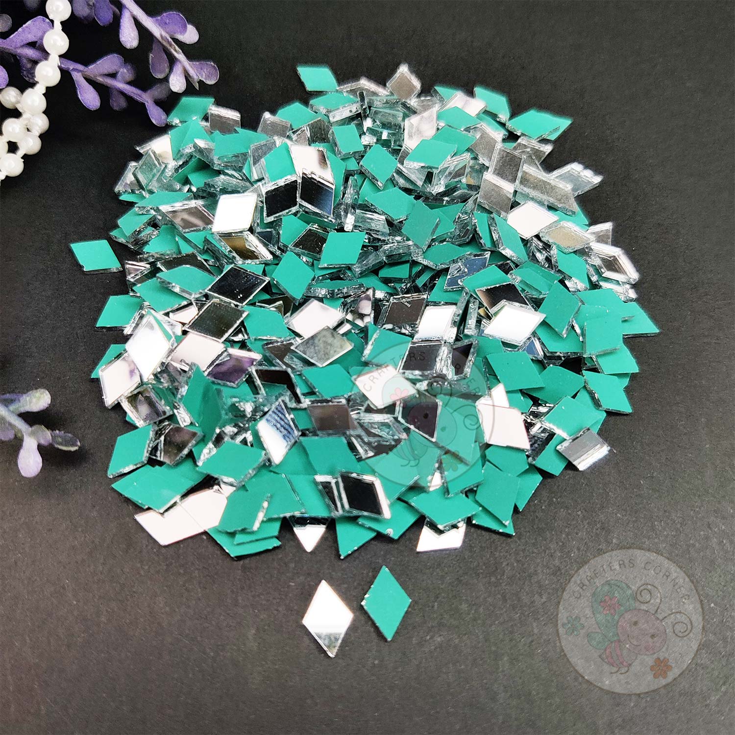 Diamond Glass Mirrors - 8 MM