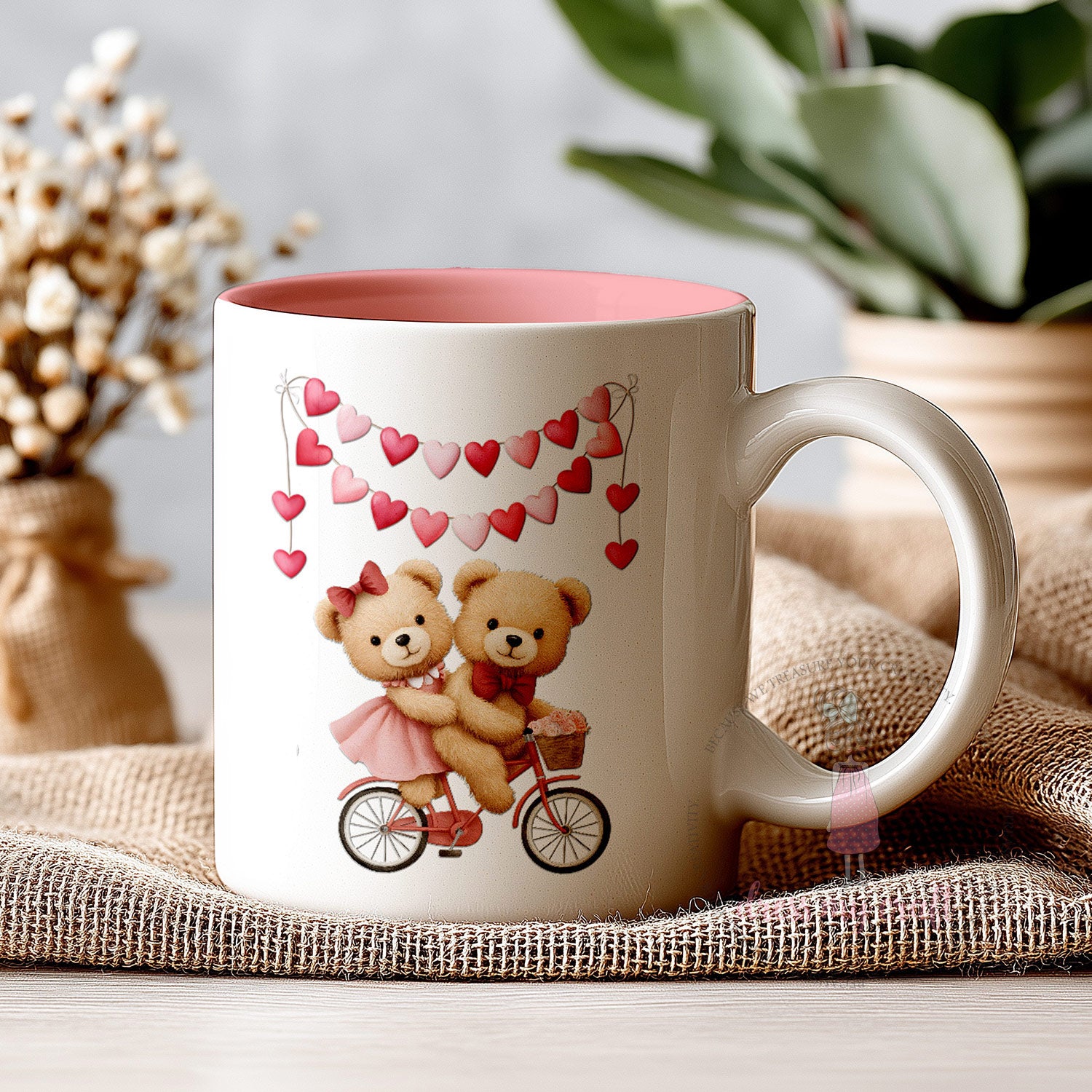 Stick N Peel Stickers- Rose & Bear