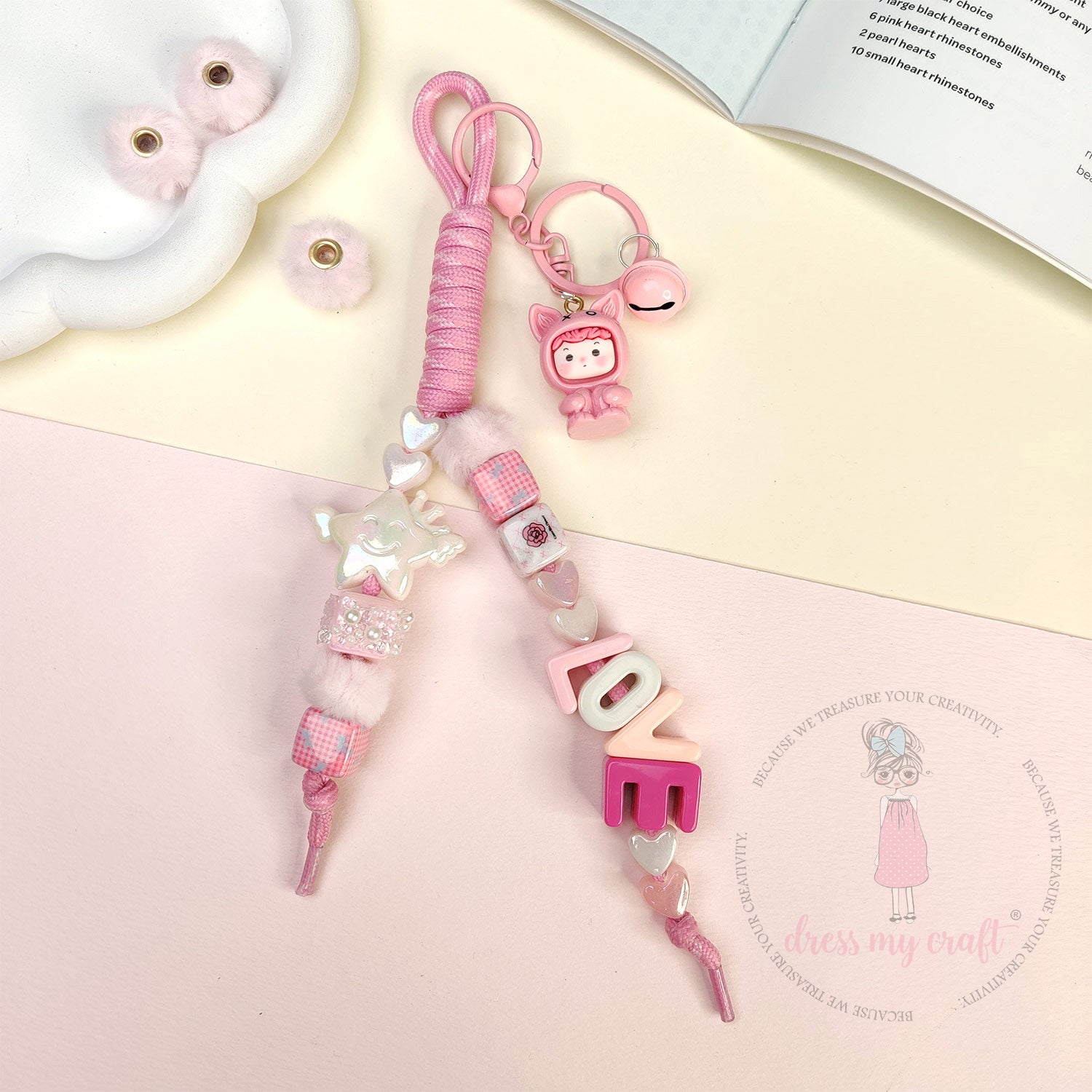 Pastel Kitty Round Bells