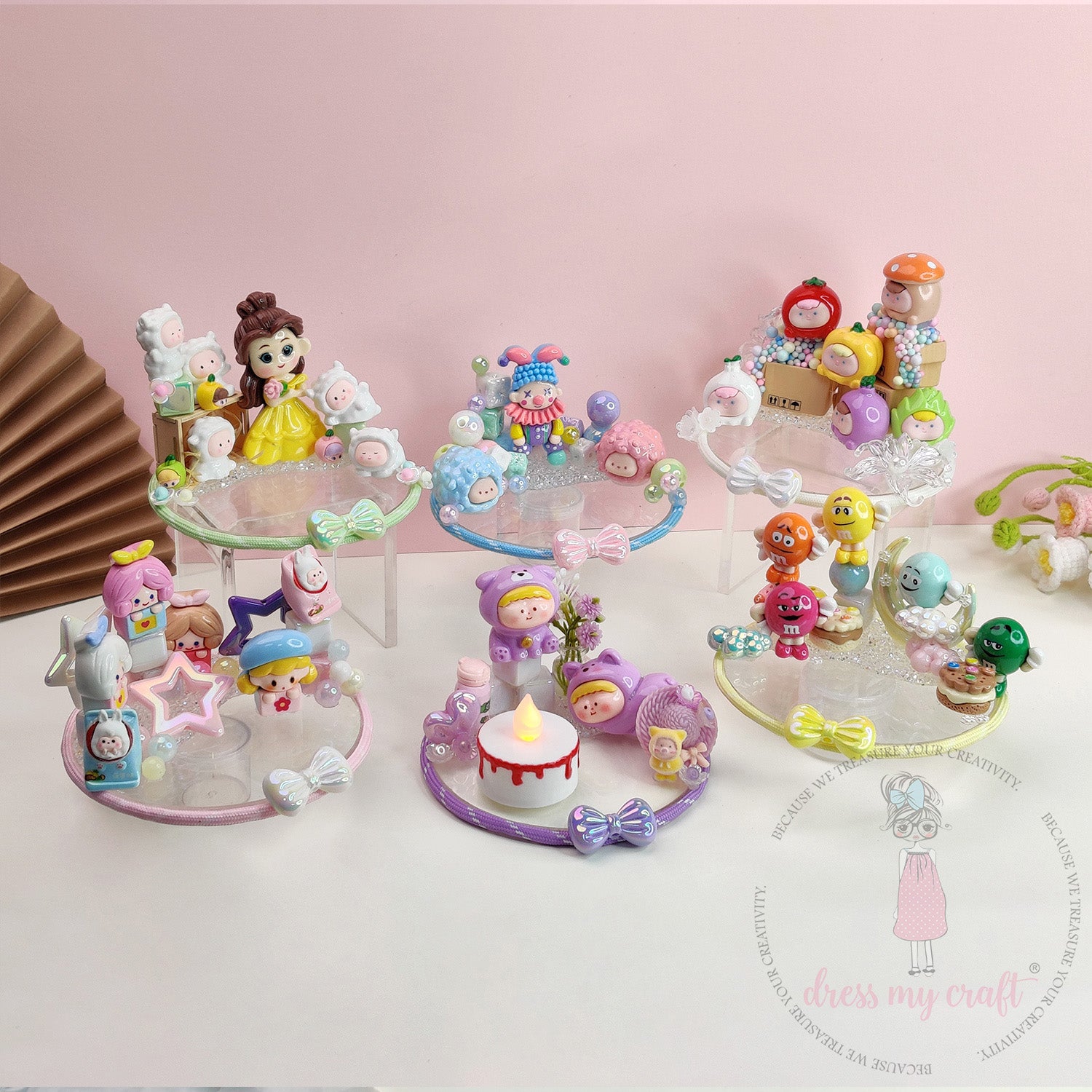 Crystal Clear Coasters (4Pcs/Pack)